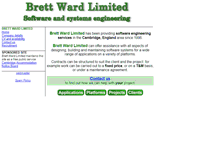 Tablet Screenshot of brettward.co.uk